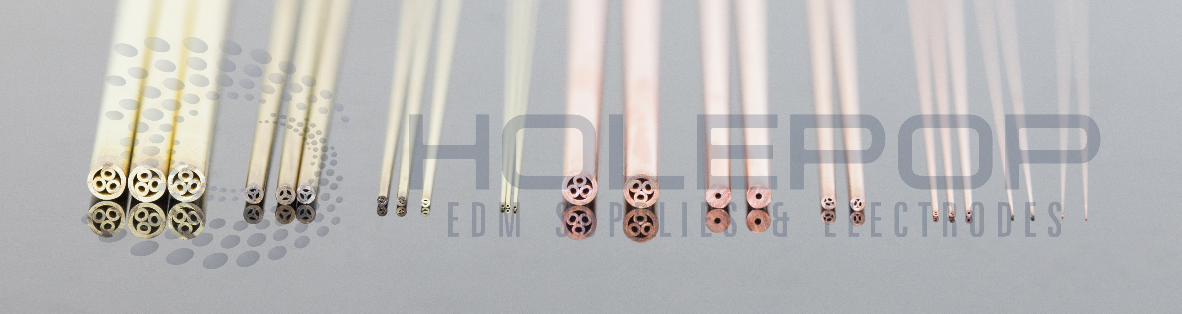 Different types of EDM electrodes including Tungsten Carbide, Brass, Copper, and more. class=